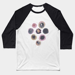 Tribal Circles Pattern Baseball T-Shirt